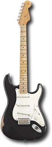 Front Standard. Fender® - Road Worn™ '50s Stratocaster® - Black.