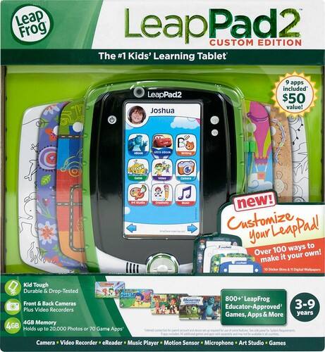 LeapFrog - LeapPad2 Custom Edition Learning Tablet - 5" - 4GB - Green-Front_Standard 