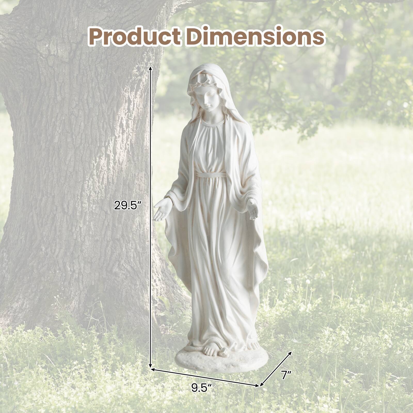 Product Dimensions: 29.5" x 9.5" x 7"