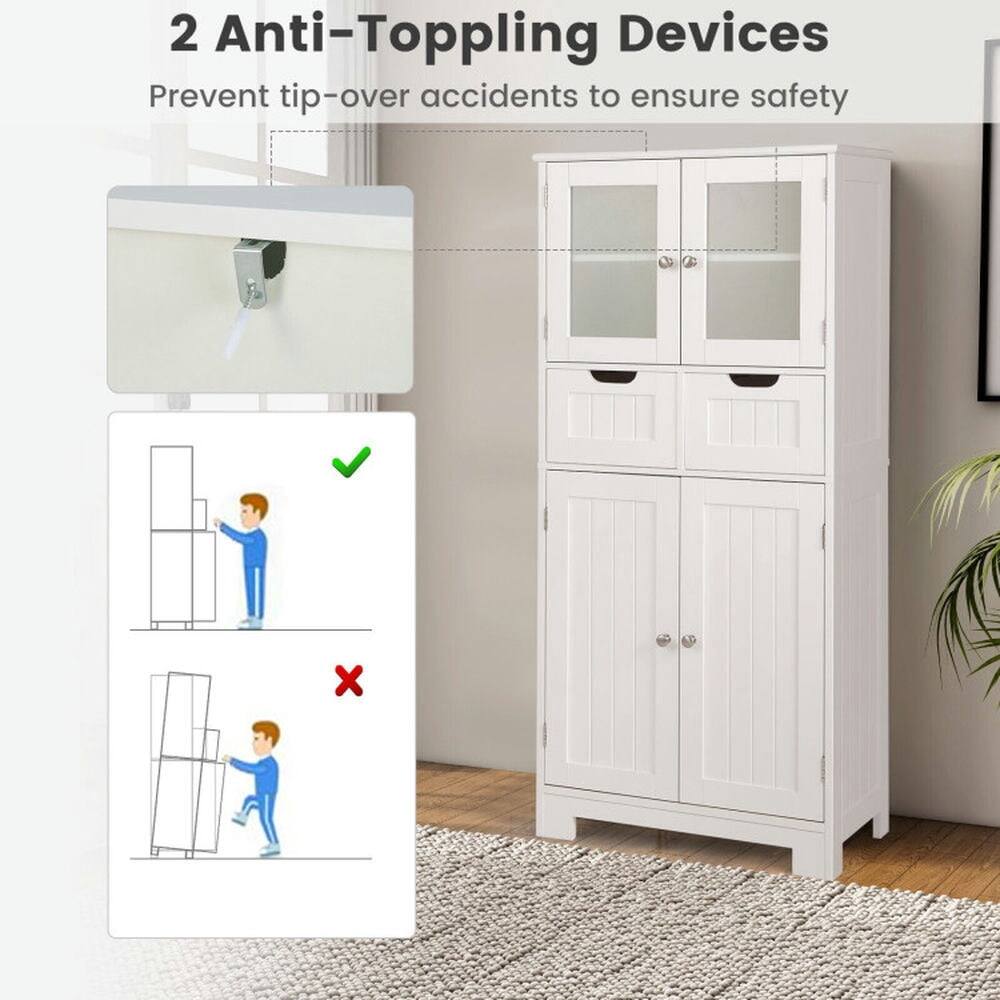 2 Anti-Topping Devices  
Prevent tip-over accidents to ensure safety