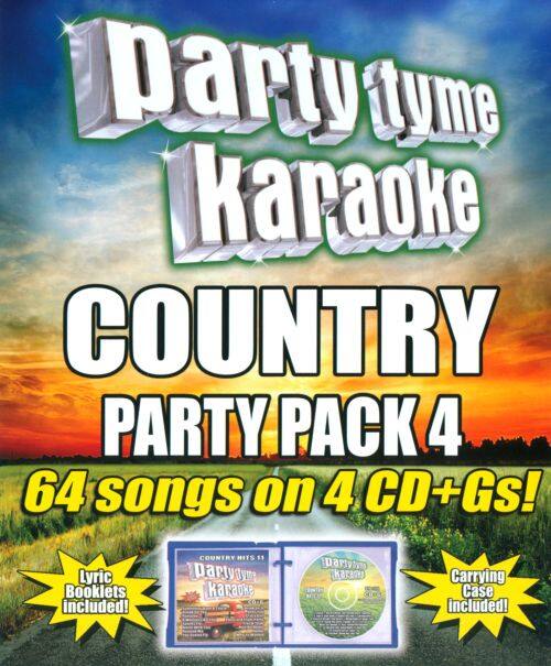 Front. Party Tyme Karaoke: Country Party Pack, Vol. 4 [CD + G].