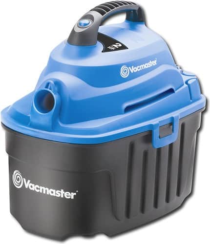 Angle Standard. Vacmaster - 2.5-Gallon Wet/Dry Vacuum - Blue/Black.