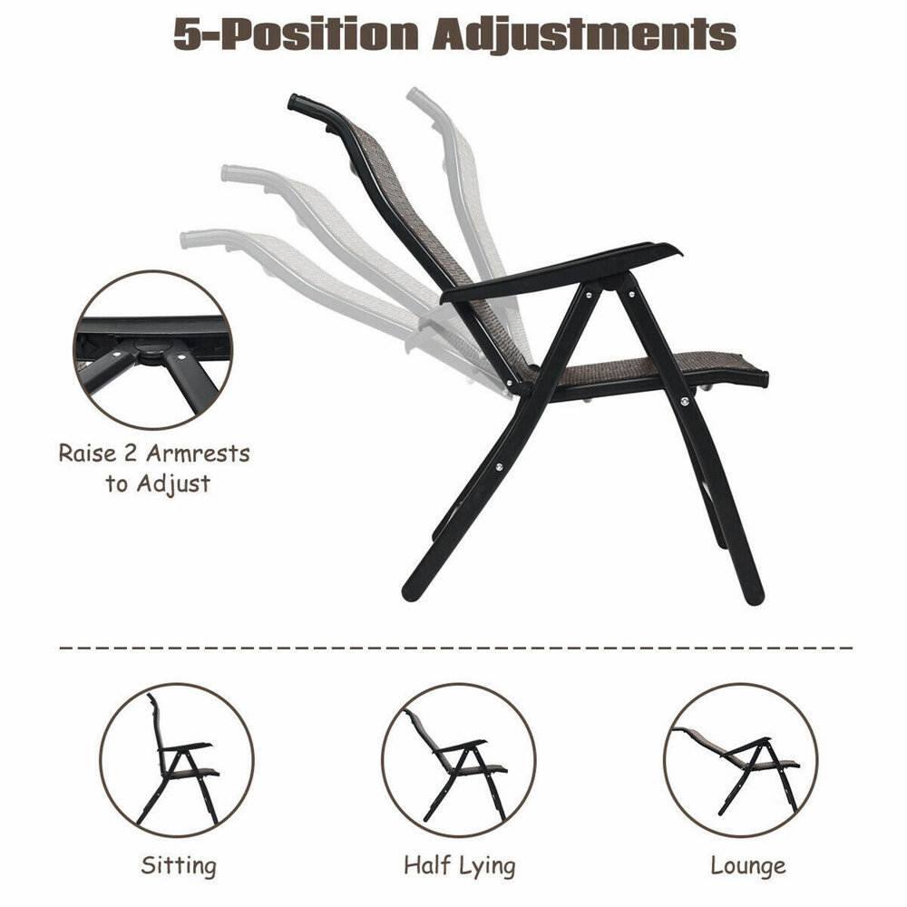 5-Position Adjustments

Raise 2 Armrests to Adjust

Sitting

Half Lying

Lounge