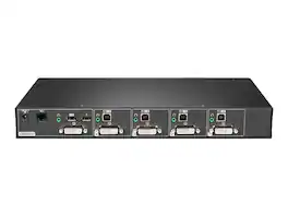 Vertiv - Cybex SC800 Secure Desktop KVM 4 Port Universal DP/H Single Display CAC PP4.0 - USB