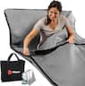 LifePro - Infrared Sauna Blanket Full Body Detox Relaxation and Weight Loss Sauna Blanket - Gray