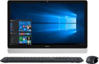 Front Zoom. Dell - Inspiron 23.8" All-In-One - AMD A6-Series - 4GB Memory - 500GB Hard Drive - Black/White.