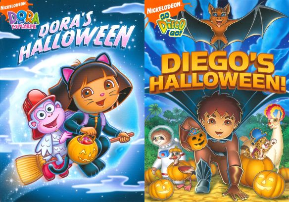  Dora the Explorer: Dora's Halloween/Go Diego Go!: Diego's Halloween [2 Discs] [DVD]