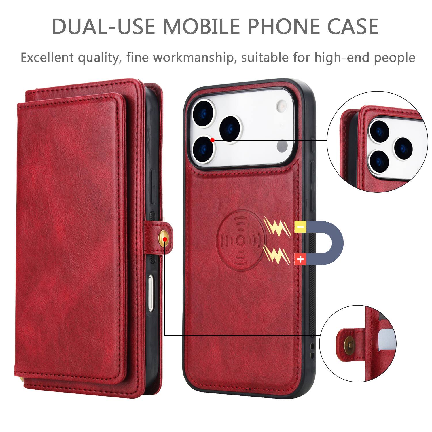 DUAL-USE MOBILE PHONE CASE

Excellent quality, fine workmanship, suitable for high-end people