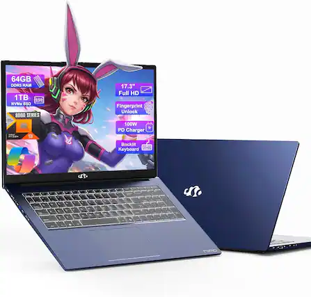 64GB DDR5 RAM
1TB NVMe SSD
8000 SERIES
17.3" Full HD
Fingerprint Unlock
100W PD Charger
Backlit Keyboard
nimo