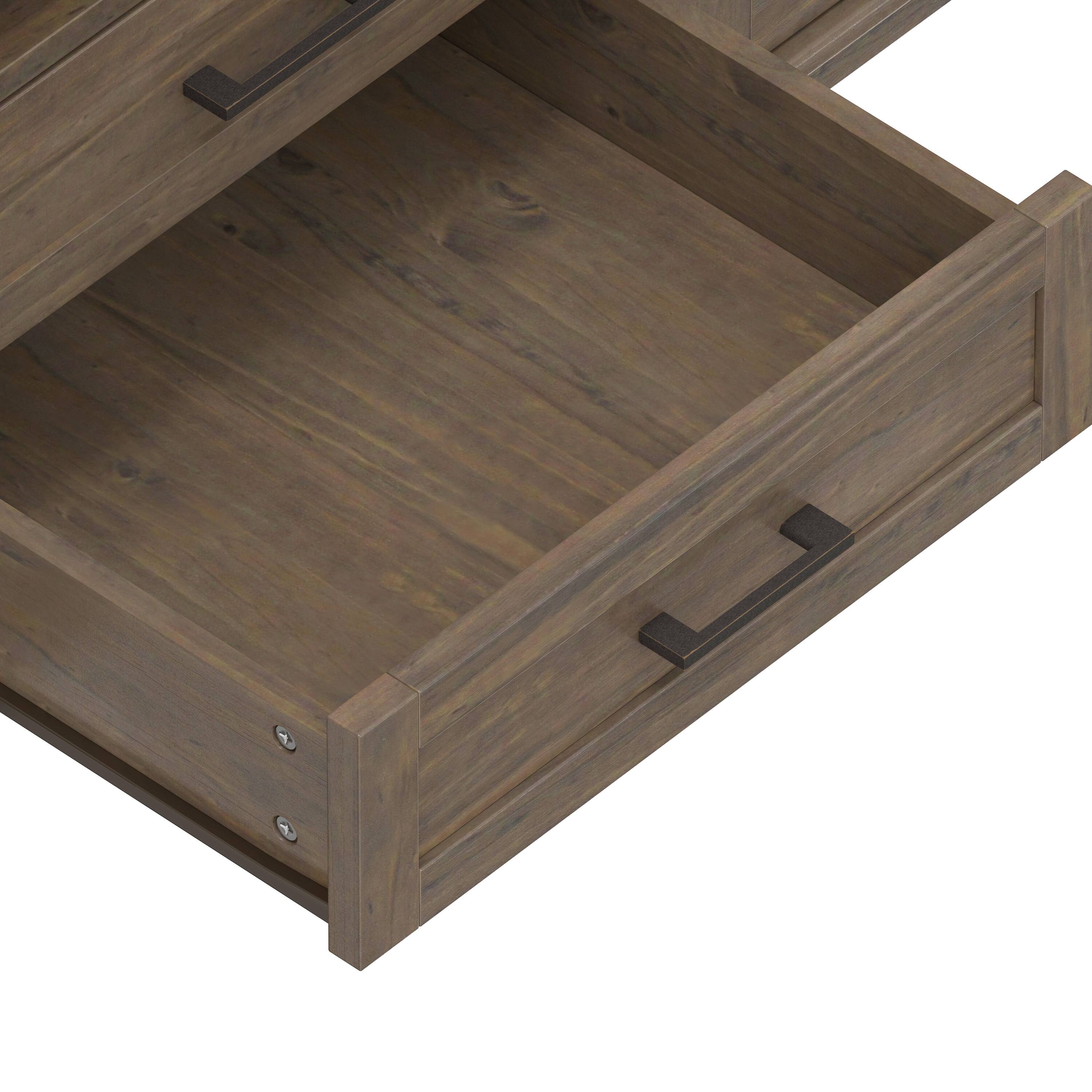 Alt View 9. Simpli Home - Ela SOLID WOOD 72 inch Wide Transitional TV Media Stand - Smoky Brown.