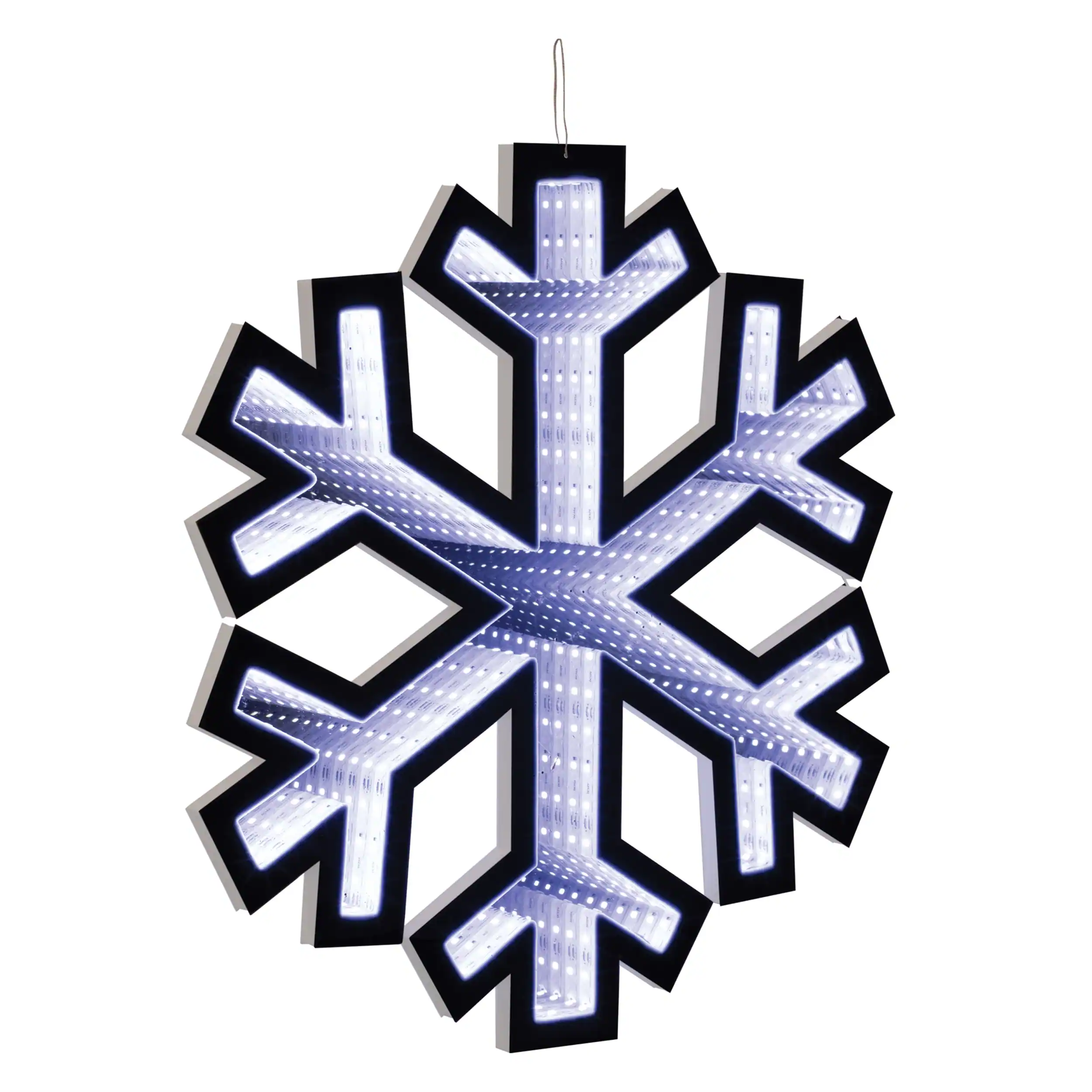 Front. BreeBe - Holiday Snowflake Ekkolight 15.75"H - White.