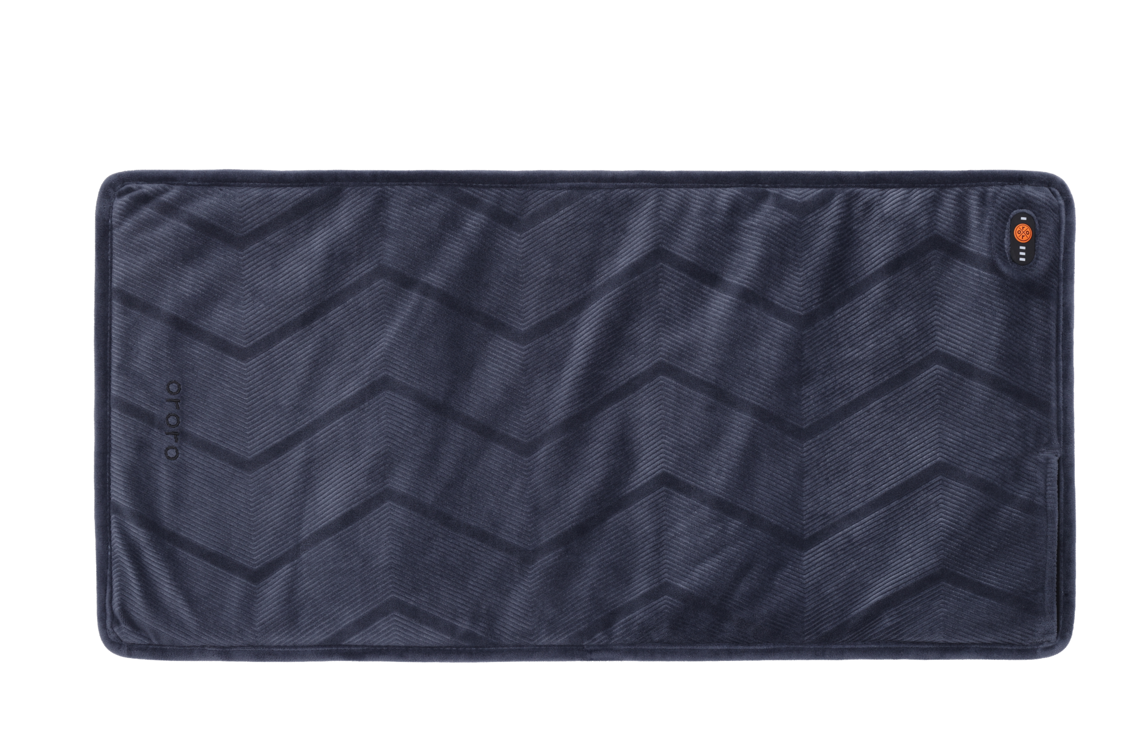Left. ororo - Eversoothe Portable Heated Pad, Wearable Heat Wrap for Back & Waist Pain Relief, 3 Heat Levels, Up to 8 Hours - Gray.