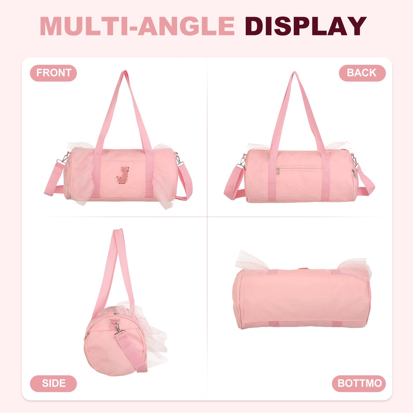 MULTI-ANGLE DISPLAY  
FRONT BACK J SIDE BOTTOM
