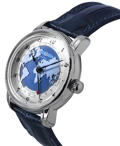 Zeppelin Friedrichshafen GMT Leather Strap Dial Automatic 85963 Zeppelin Friedrichshafen GMT Leather Strap Dial Automatic 85963