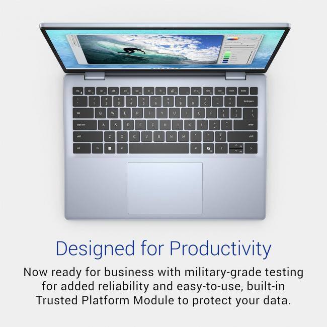 Designed for Productivity

Now ready for business with military-grade testing for added reliability and easy-to-use, built-in Trusted Platform Module to protect your data.