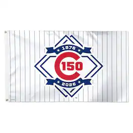 WinCraft - Chicago Cubs 3' x 5' Single-Sided Deluxe Flag - Multicolor
