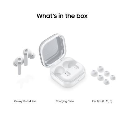 Samsung Galaxy Buds4 Pro Wireless Earbud Headphones White SM Samsung Galaxy Buds4 Pro Wireless Earbud Headphones White SM