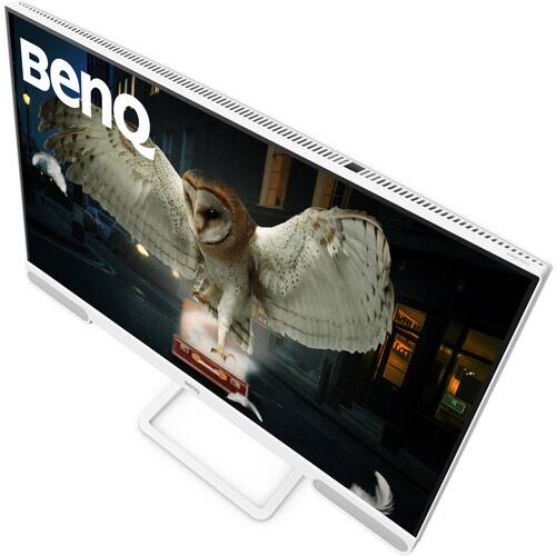 Alt View 6. BenQ - EW2790Q 27” 2K QHD IPS Premium Monitor 5ms, 1ms, 100Hz, HDR, Built-in 5W Speakers, HDMI, Integrated USB Hub & Speakers - White.