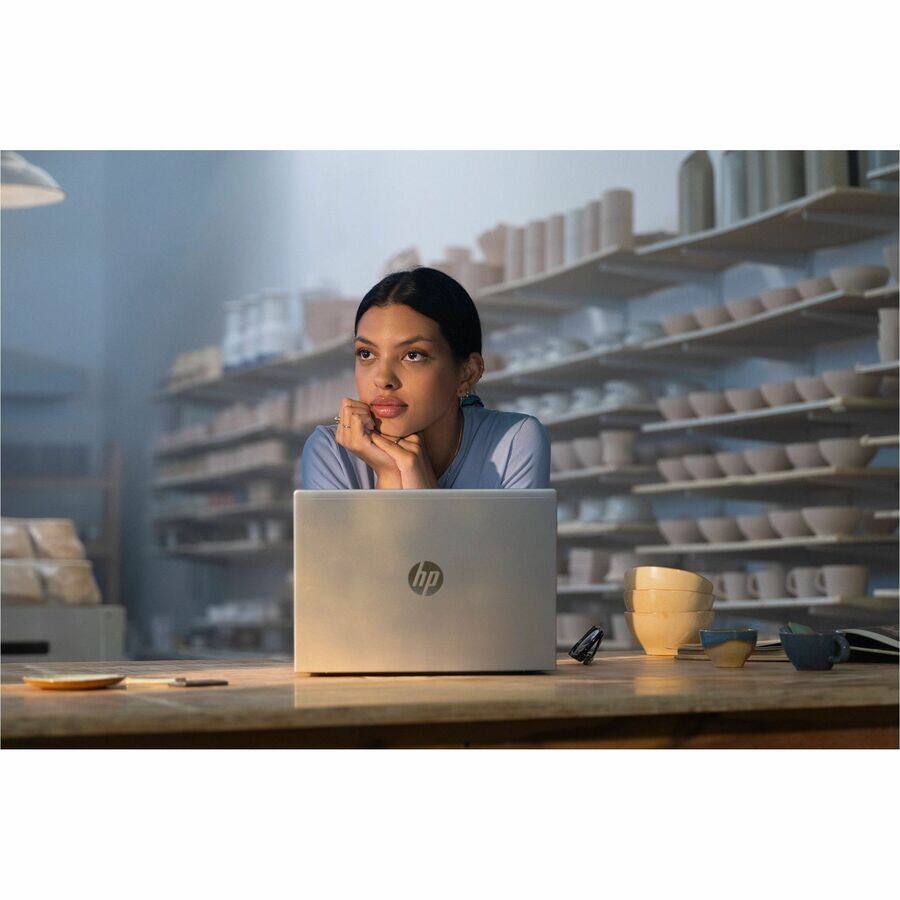 Alt View 8. HP - HP ProBook 4 G1a 14" - AMD Ryzen 7 - 24 GB - 1 TB SSD - IPS - Windows 11 Pro - Pike Silver.