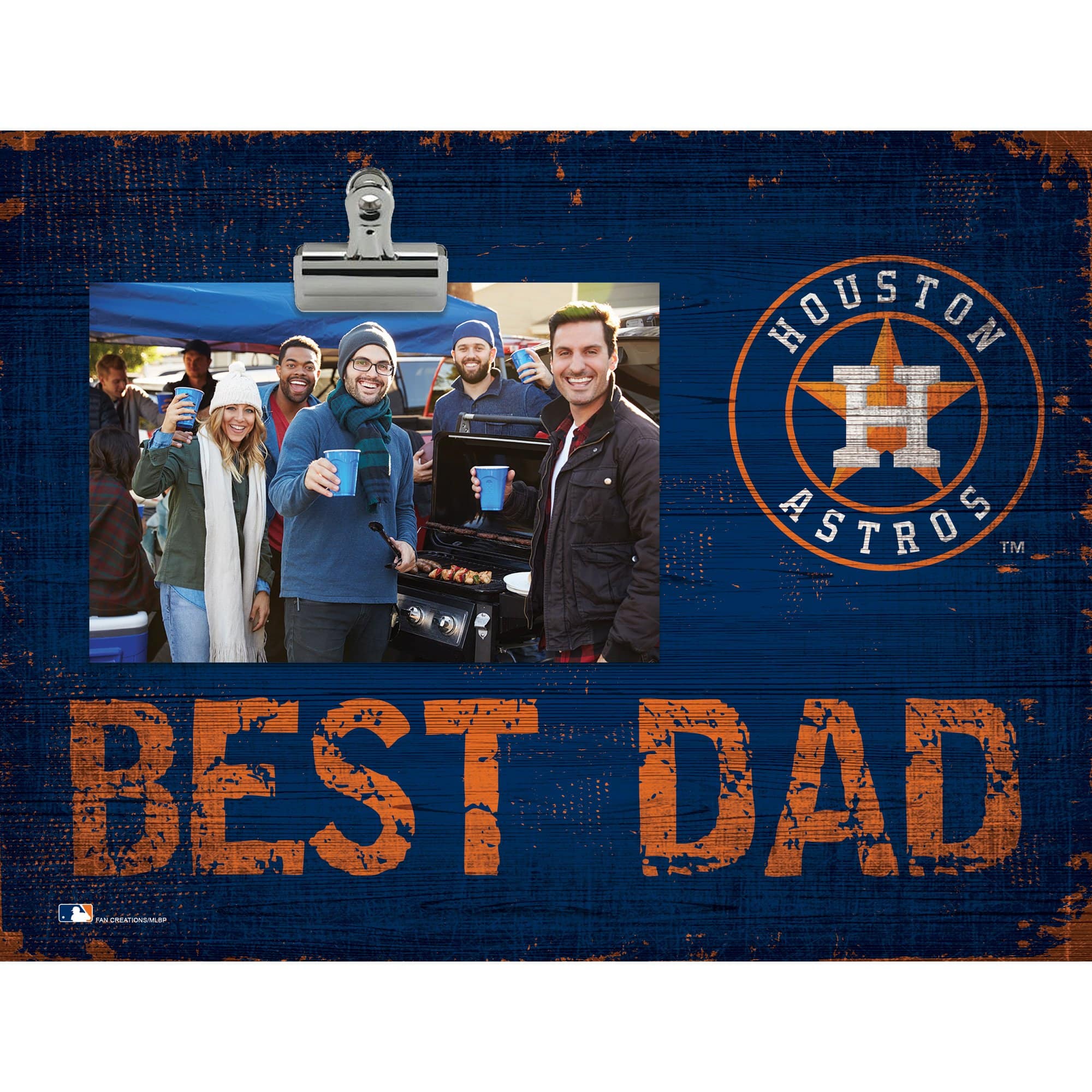 Fan Creations - Houston Astros 8'' x 10.5'' Best Dad Clip Frame - Multicolor price history on PriceWatchPro