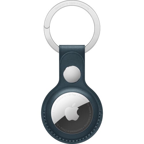 Apple AirTag keychain is designed in California and assembled in China.