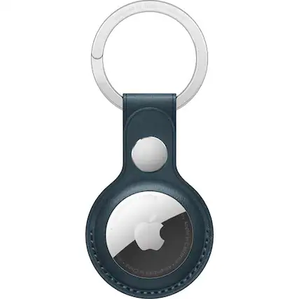 Apple AirTag keychain is designed in California and assembled in China.