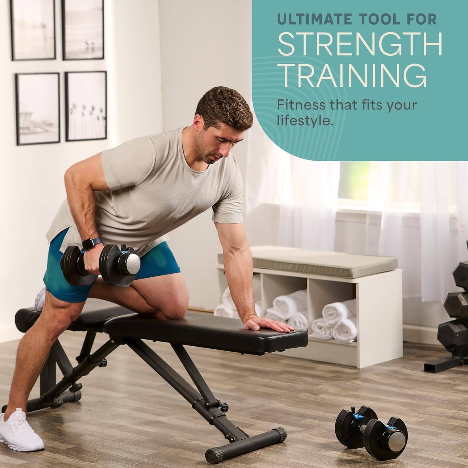 ULTIMATE TOOL FOR STRENGTH TRAINING  
Fitness that fits your lifestyle.