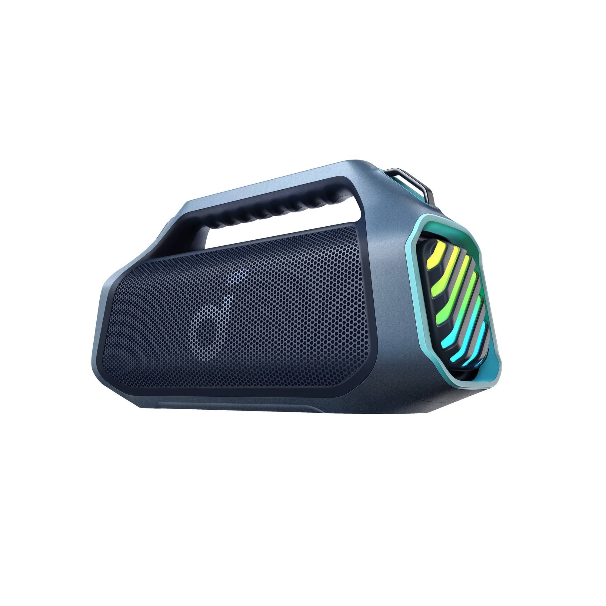 Alt View 1. Soundcore - Soundcore - Boom 2 Pro, 140W Outdoor Speaker, 20H Battery, IPX68 Waterproof, Built-In Powerbank, AUX & Detachable Strap - Blue.