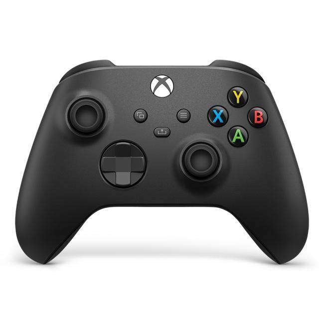 Microsoft - Xbox Wireless Controller Wireless & Bluetooth Connectivity - New Hybrid D-pad - New Share Button - Featur - Carbon Black