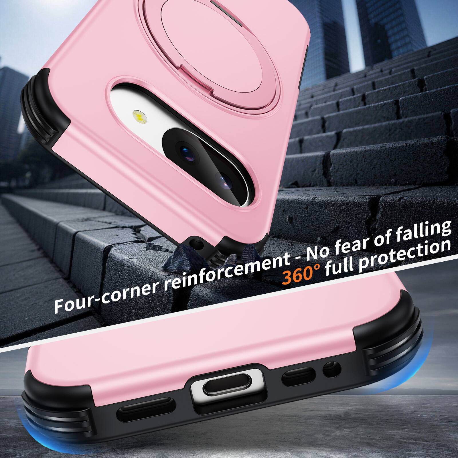 Four-corner reinforcement - No fear of falling 360° full protection