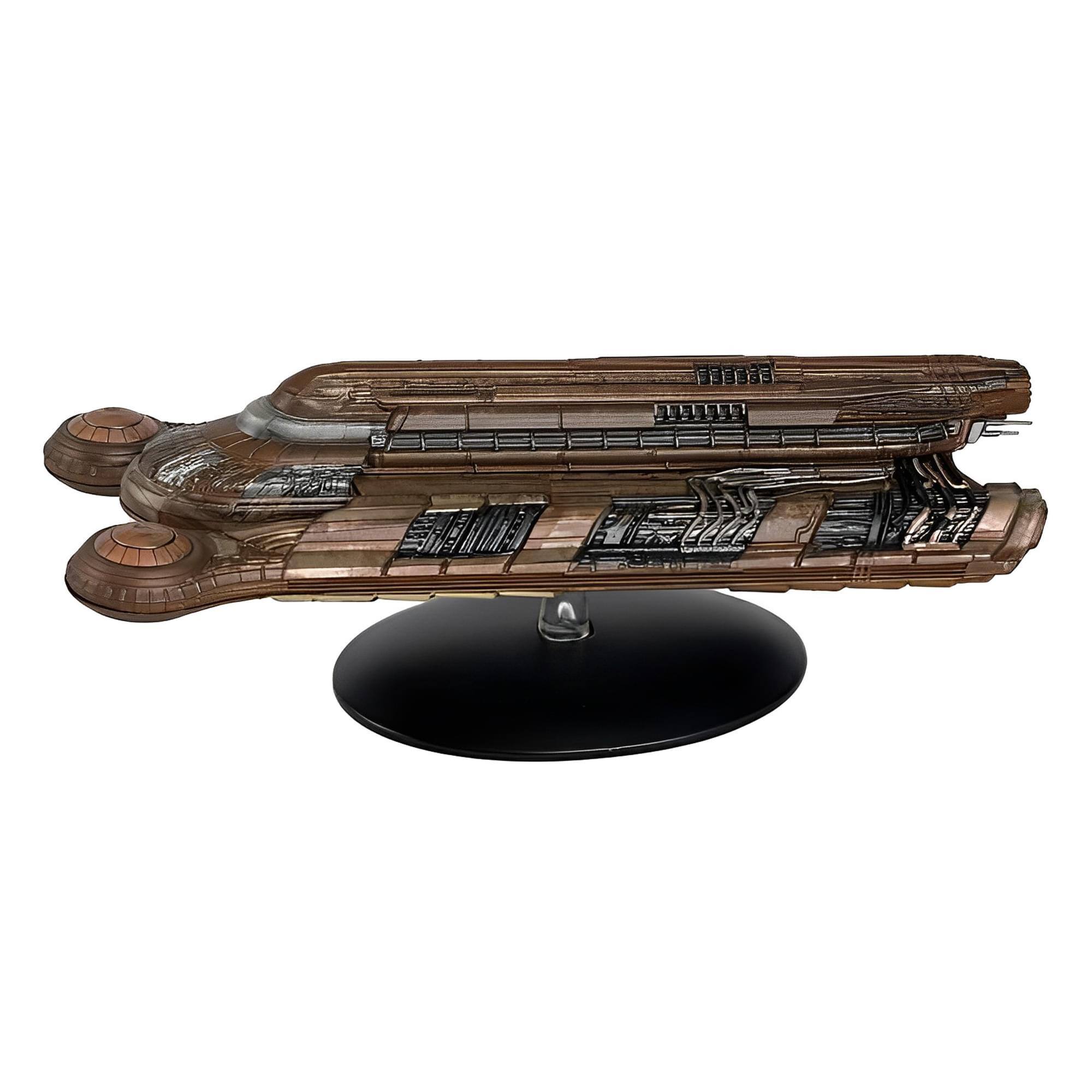 Alt View 1. Eaglemoss - Eaglemoss Star Trek Discovery Ship Replica | Klingon Batlh Class - Brown.