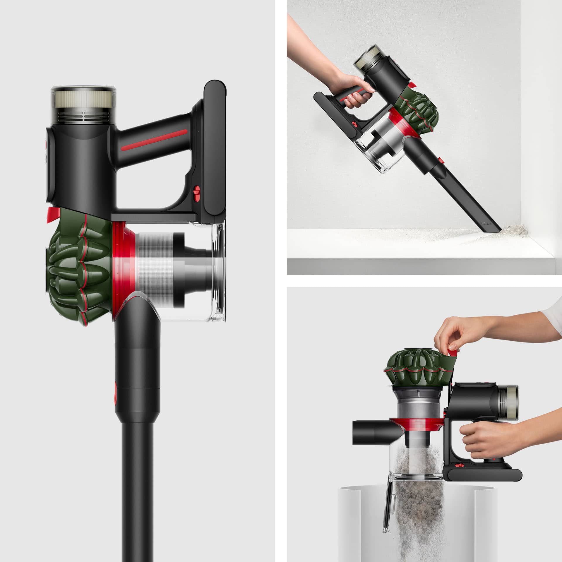 Dyson V8 Cyclone Cordless Vacuum Black/Khaki 626415-01 - Best Buy
