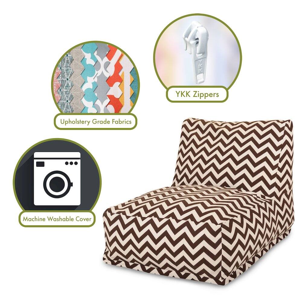 - Upholstery Grade Fabrics
- YKK Zippers
- Machine Washable Cover