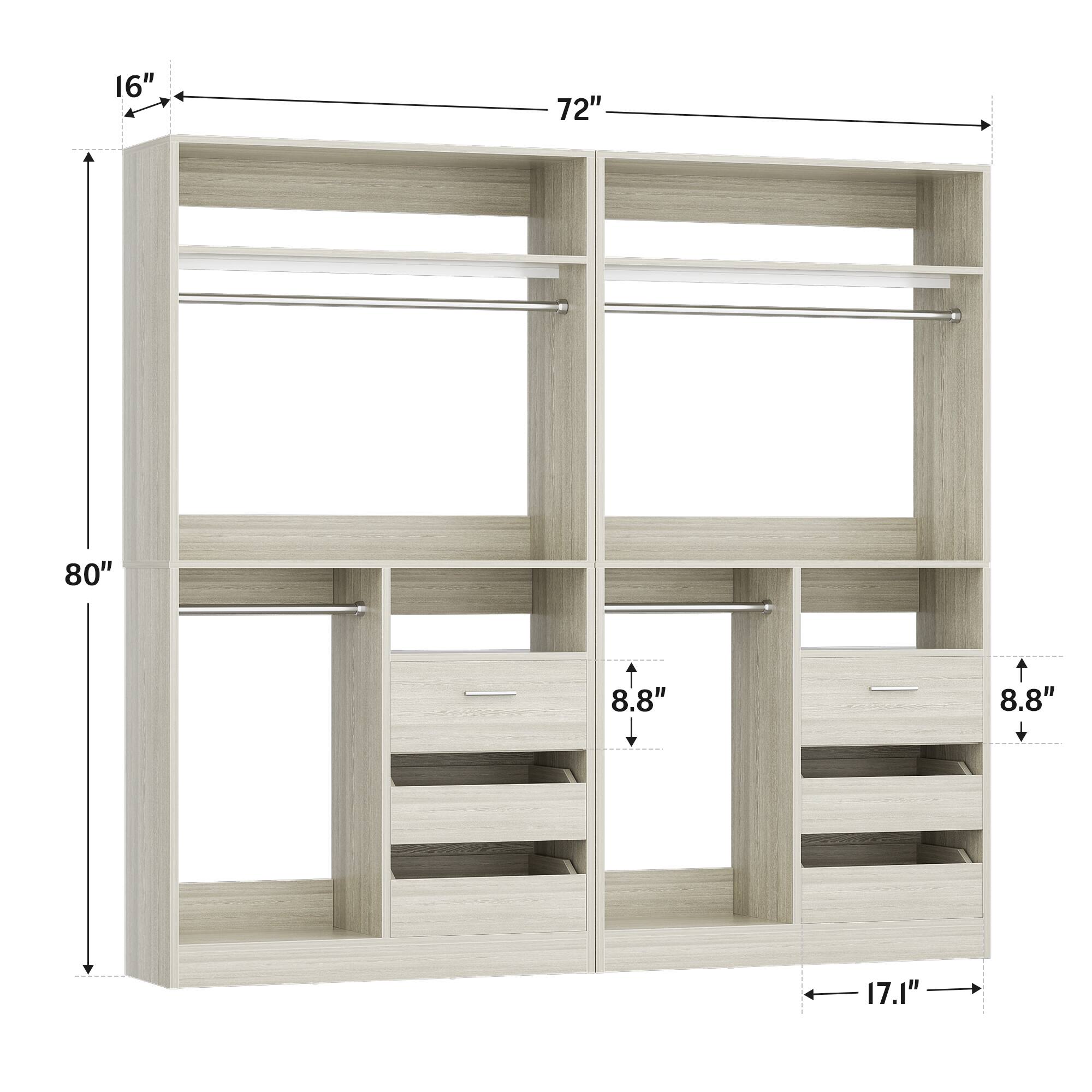 16" 72" 80" 8.8" 8.8" 17.1"