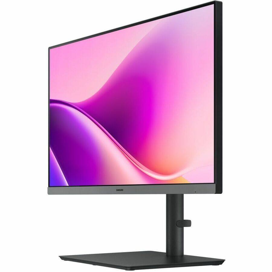 Alt View 3. Samsung - 24IN, 16:9, IPS PANEL, 100HZ, 1920X1080 - Black.