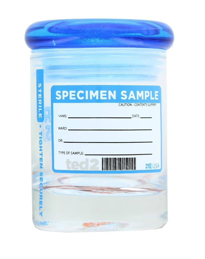 SPECIMEN SAMPLE  
STERILE  
CAUTION - CONTENTS SLIPPERY  
NAME:  
DATE:  
WARD:  
DR:  
TYPE OF SAMPLE:  
MADE IN THE USA  
ted2