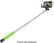 Angle. ReTrak - Bluetooth Selfie Stick - Green.