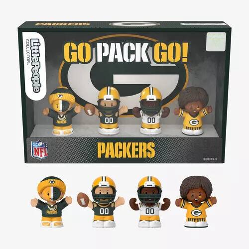 PACKERS COLLECTOR- GO PACK GO! LittlePeople PACKERS 00 00 G NFL PACKERS SERIES 1 PACKERS 00 00 G