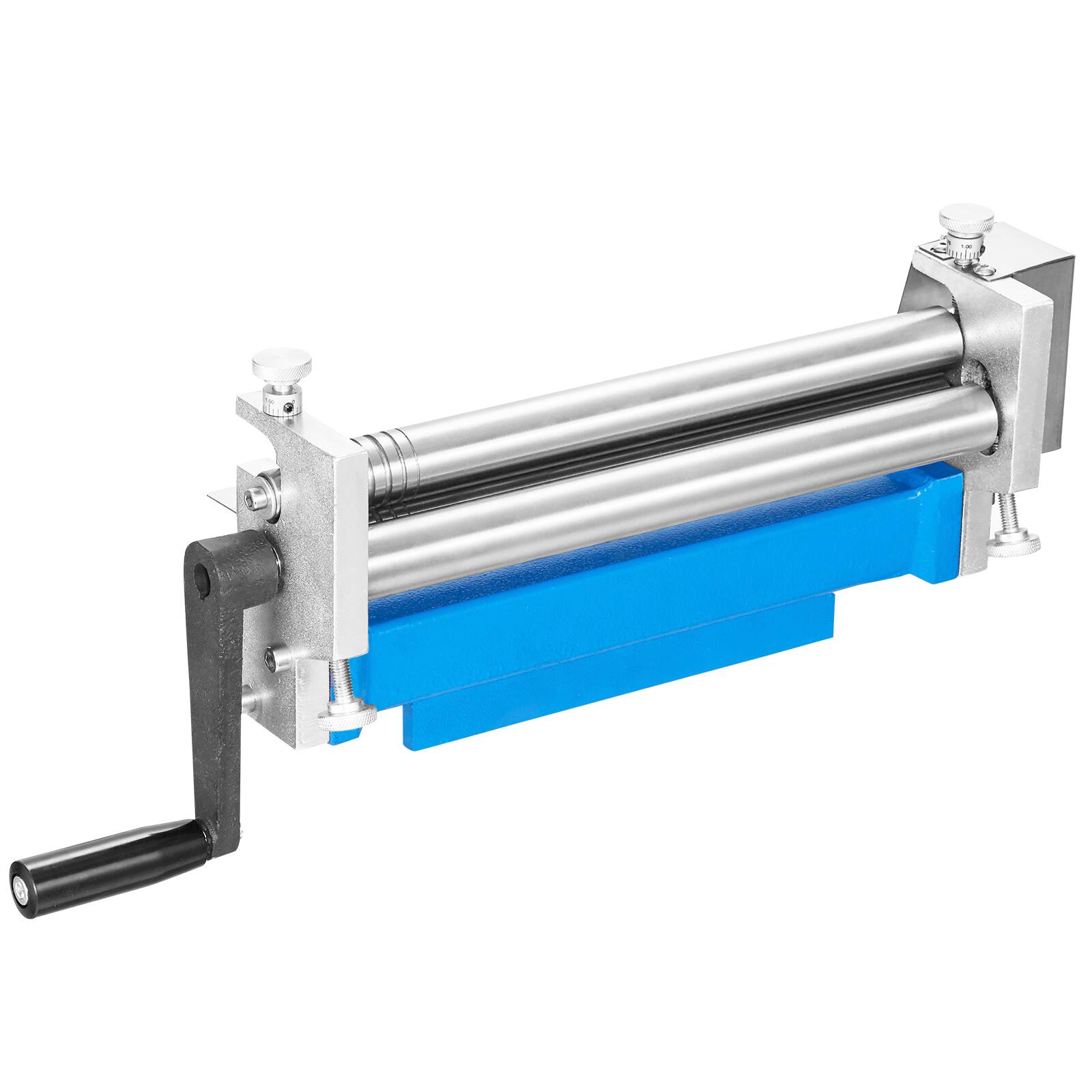 Alt View 5. VEVOR - Slip Roll Machine, 12.6 inches Forming Width in 20 Gauge Capacity, Sheet Metal Slip Roller Rolling Bending Machine - Gray.