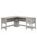 Front Zoom. Sauder - Summit Station L-Shaped Desk - Gray.