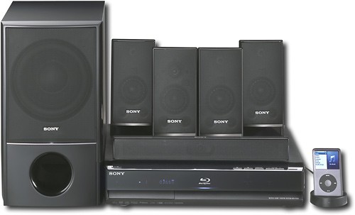 Sony BDVE300 5.1-Channel High-Definition Blu-ray Disc Player/DVD Disc Home  theater System (Black) (Discontinued by Manufacturer)
