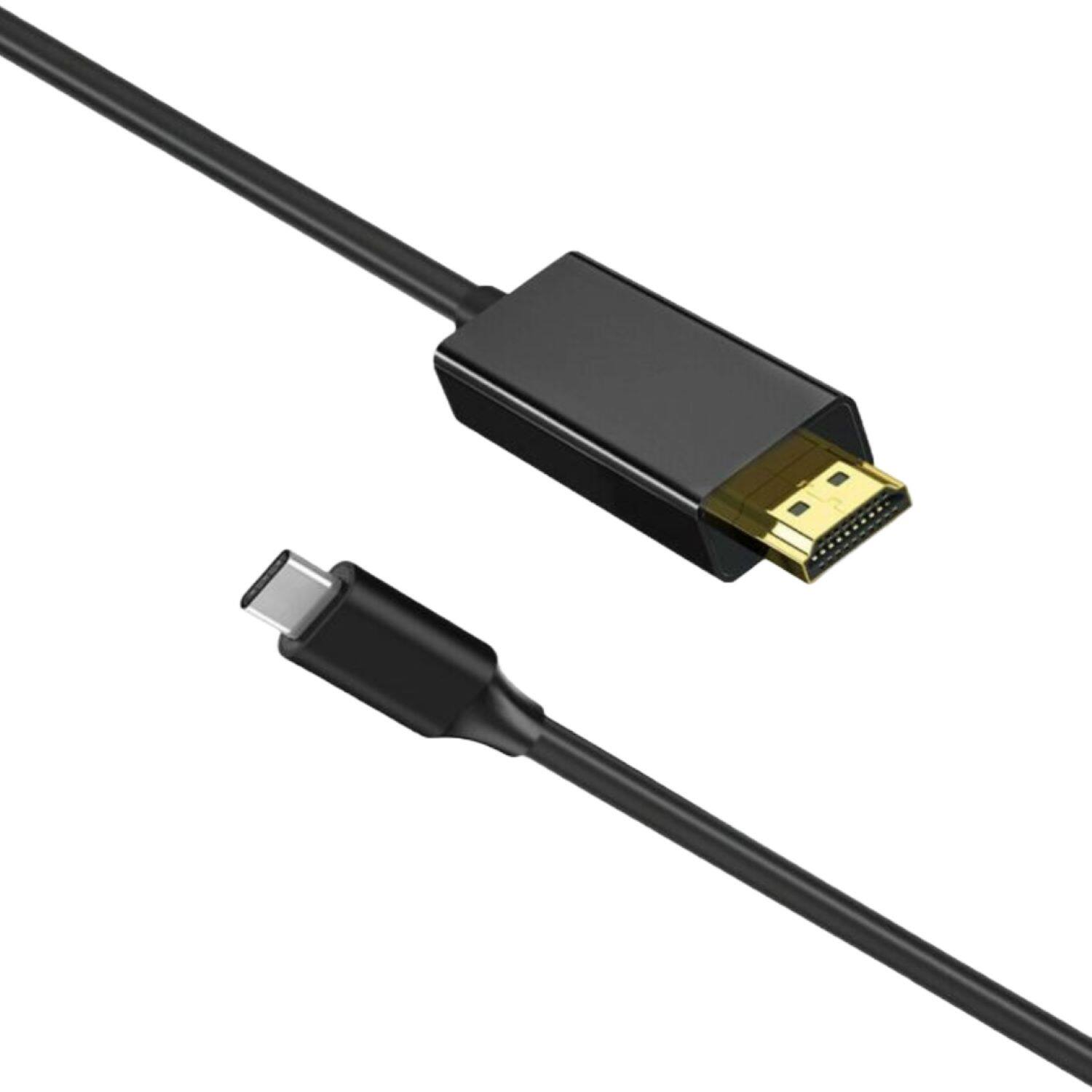 Angle. Sanoxy - USB-C to HDMI Cable 4K Video Adapter 6FT - Black.