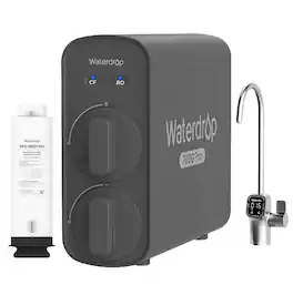 Waterdrop - G5P700-Pro Dual Flow Reverse Osmosis System, NSF/ANSI 58 & 372 Certified Extra RG17-RO Filter - Black