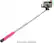 Angle. ReTrak - Bluetooth Selfie Stick - Pink.