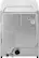 Back. Insignia™ - 7 Cu. Ft. Electric Dryer with Sensor Dry - White.