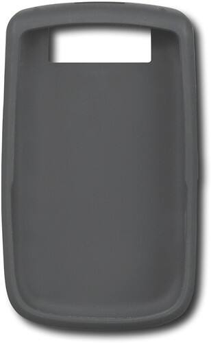 Front Standard. BlackBerry - Rubber Skin for BlackBerry Tour 9630 Cell Phones - Black.