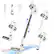 Front. Teendow - 85,000RPM Adjustable Cordless Vacuum Cleaner, Rechargeable, 40 Mins Worktime Stick Vacuum for Hardfloor & Pet Hair - White.
