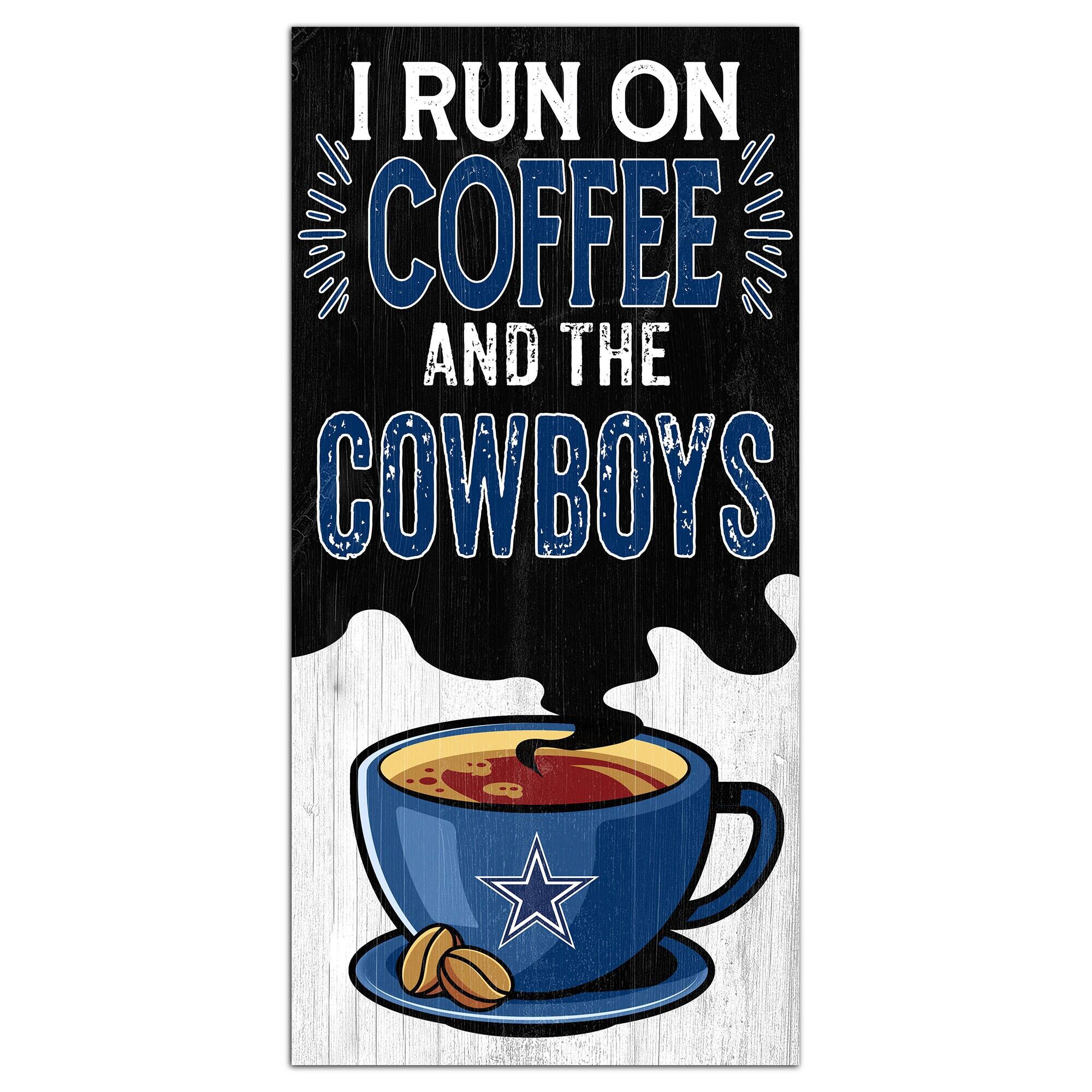Dallas Cowboys 6" x 12" Coffee Wall Art
