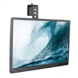 Mount-It! - Cubicle Wall Monitor Mount, Adjustable Hook, Fits 17"–32" Screens, No Drilling - Black