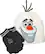 Front Zoom. Concept One - Disney Frozen Olaf Beanie Hat with Gloves - White.